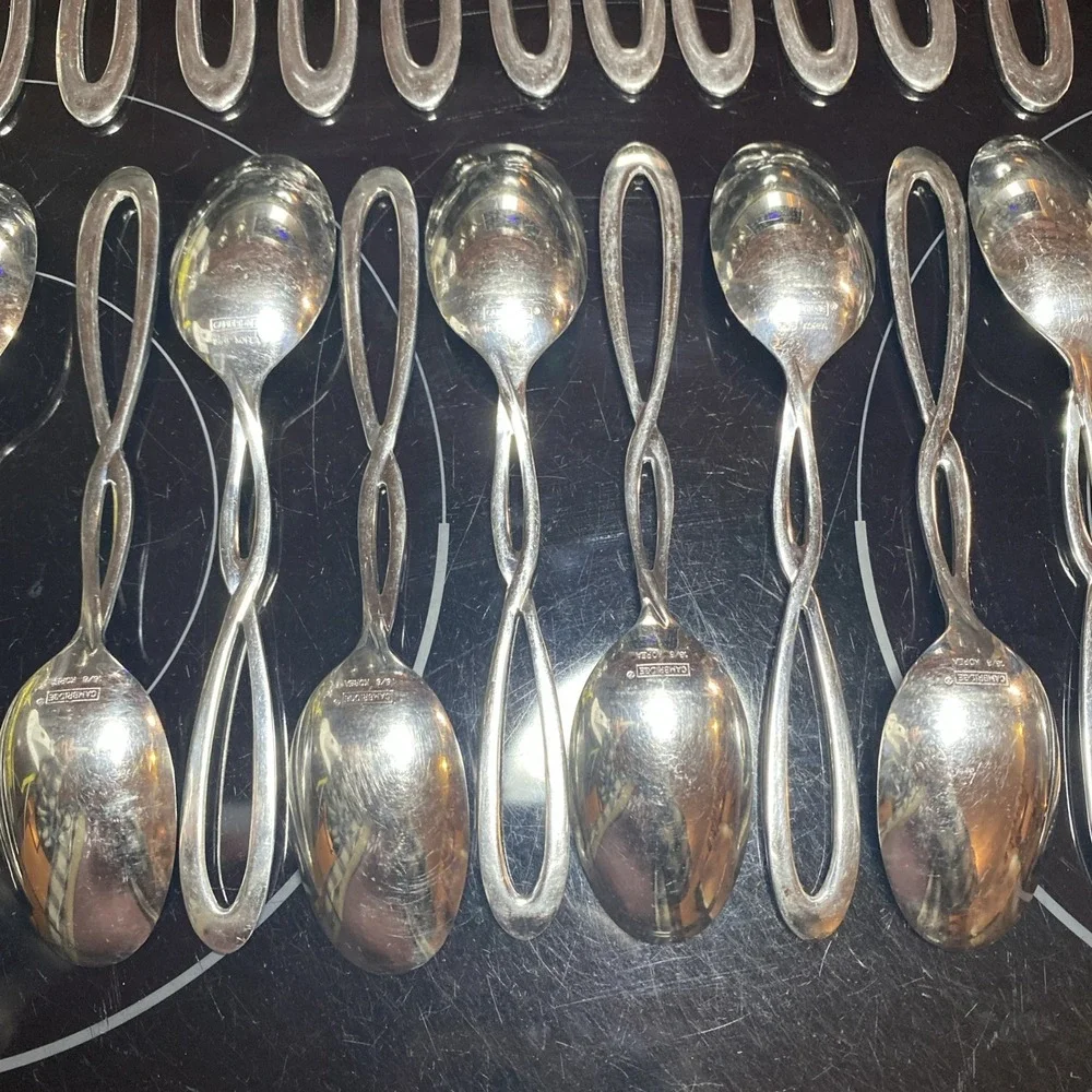 Cambridge Allusion‎ Infinity 24 Pc Lot 11 Knives 13 Larger Spoons